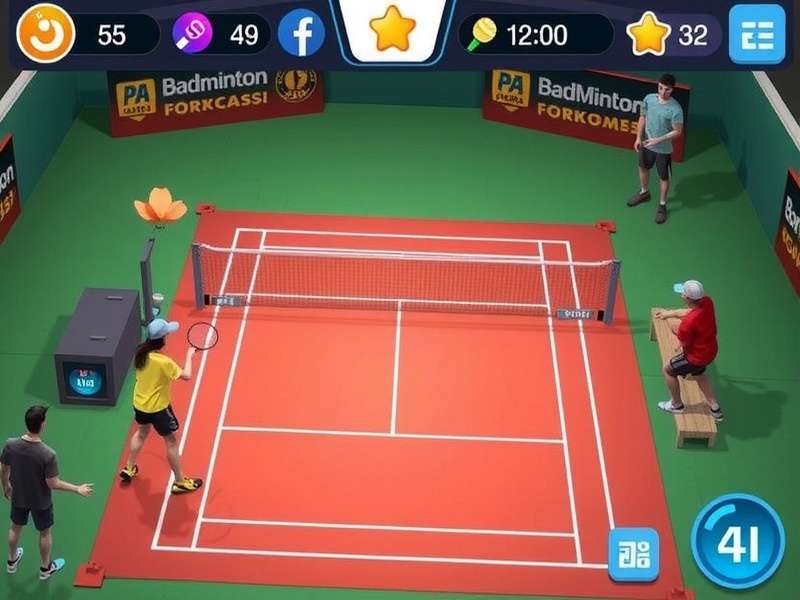 Badminton Fantasy Game Screenshot